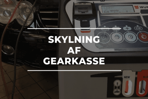 SKYLNING AF GEARKASSE